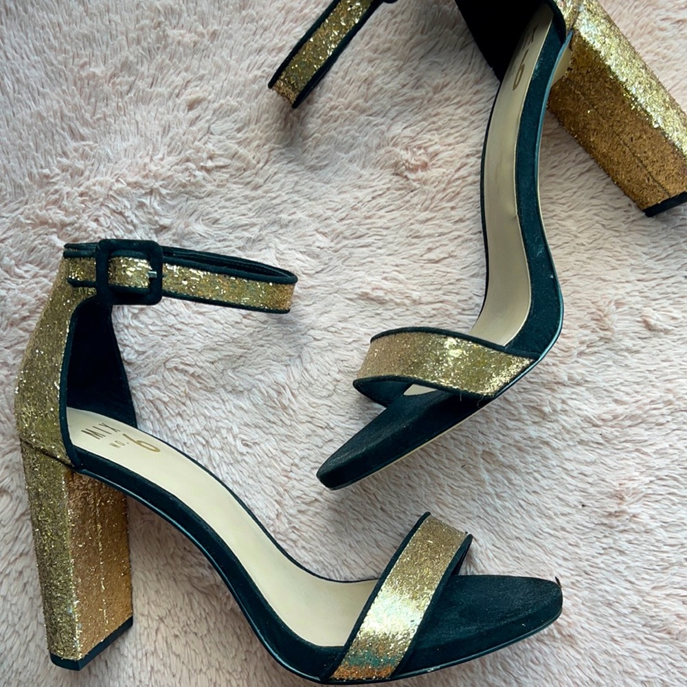 mix no. 6 glitter heels
